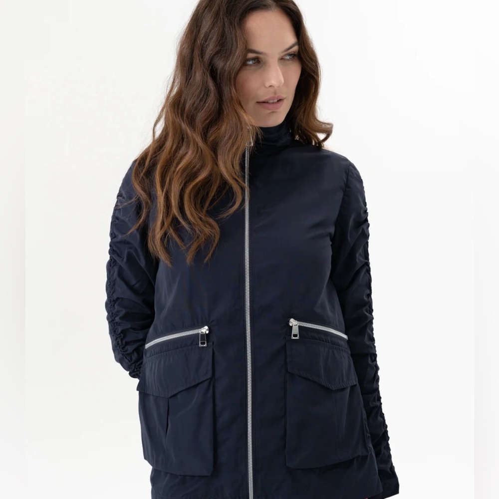 Sz L🇨🇦⭐️NWT Renuar Black Water Repellent 90’s Style Loose Fit PTP 22”